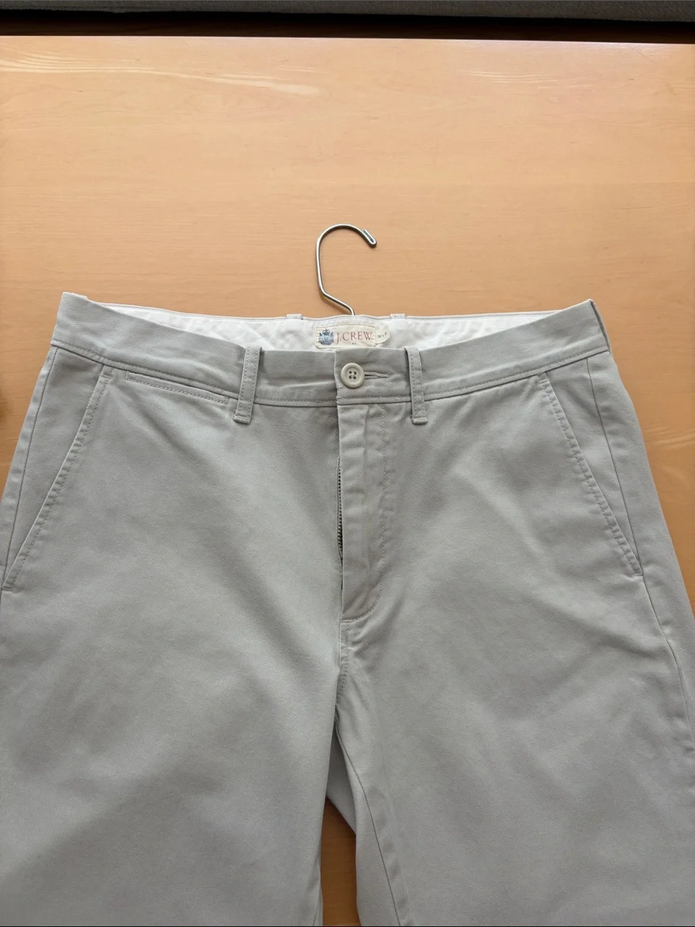 J. Crew Slim Chinos in Light Gray